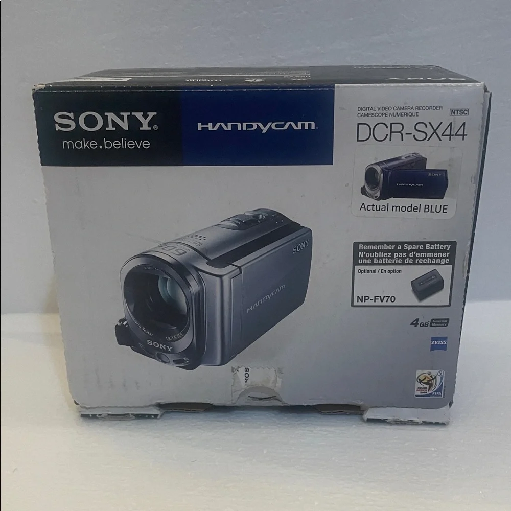 Sony Handycam DCR-SX44 Video Camera Dark Blue